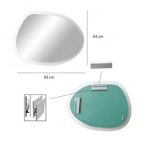 Zrkadlo Aqua Gusto - Transparent
