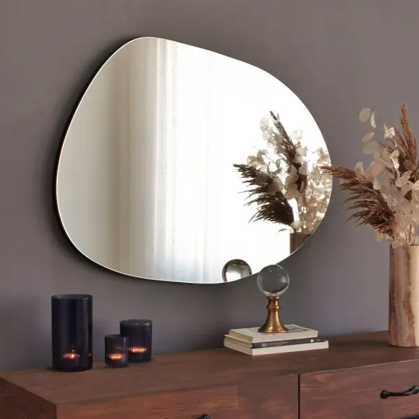 Dekoratívne zrkadlo Gusto Mirror - Black