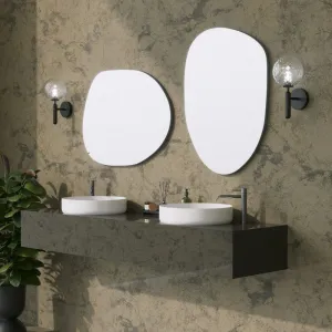 Dekoratívne zrkadlo Gusto Mirror - Black