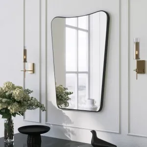 Bathroom Cabinet With Mirror Bella Cabinet - Black