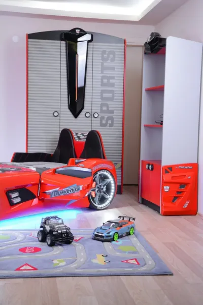 Car Bed Mnv3 - Red