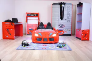 Car Bed Mnv3 - Red