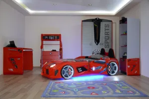 Car Bed Mnv3 - Red