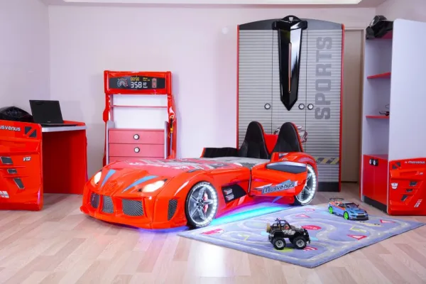 Car Bed Mnv3 - Red