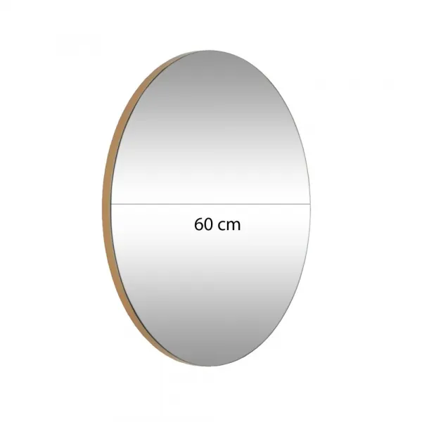 Zrkadlo Gold 60