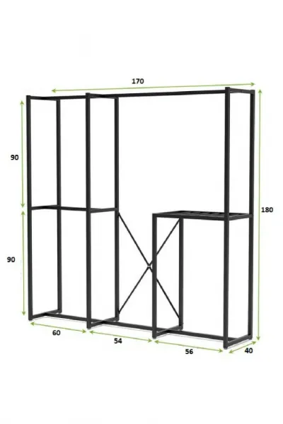 Coat Hanger B161 - Black