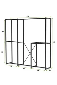Coat Hanger B161 - Black