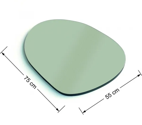 Dekoratívne zrkadlo Gusto Mirror - Black