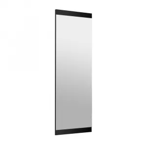 Zrkadlo Boy Aynası Dekoratif Basic Siyah 40x120