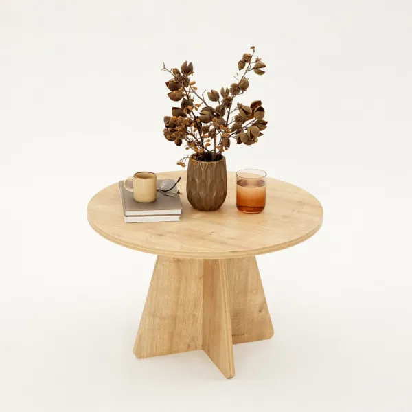Konferenčný stolík Mushroom - Sapphire Oak