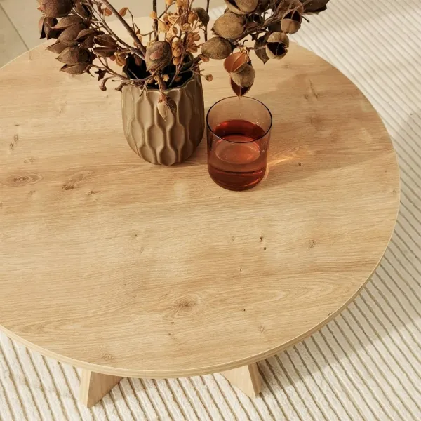 Konferenčný stolík Mushroom - Sapphire Oak
