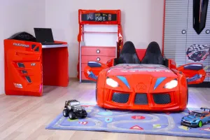 Car Bed Mnv3 - Red