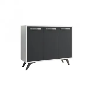 Viacúčelová skrinka Piffa - White, Anthracite