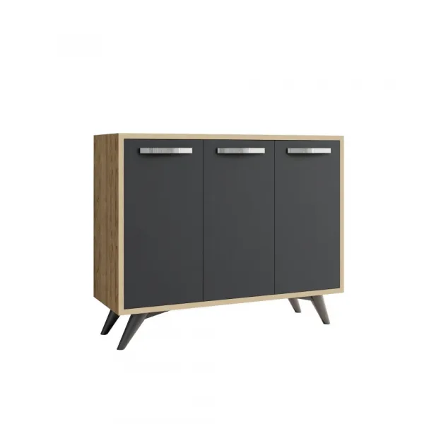 Viacúčelová skrinka Piffa - Oak, Anthracite