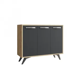 Viacúčelová skrinka Piffa - Oak, Anthracite