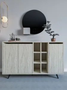 Konzolový stolík Seria - Travertine