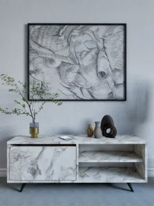 TV stolík Maku - Ephesus Marble