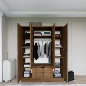 Šatníková skriňa 1600-046 - Walnut