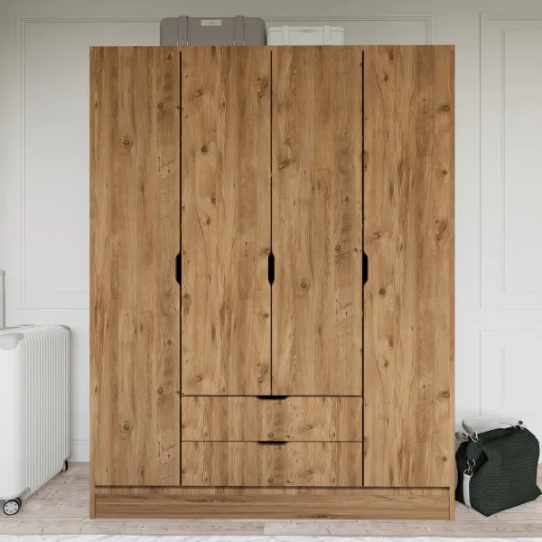 Šatníková skriňa 1600-046 - Walnut