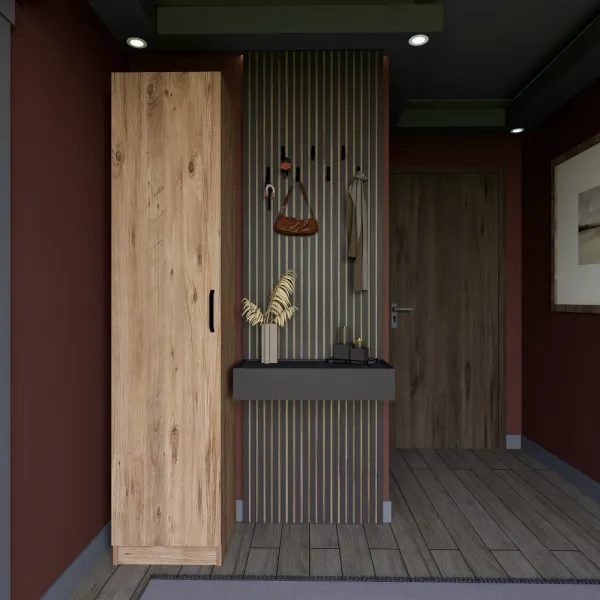 Šatníková skriňa Yaman 1 Door - Walnut