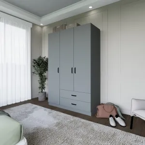 Šatníková skriňa Yaman Luna 1600-037 - Grey
