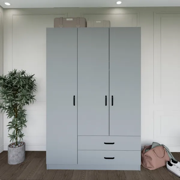 Šatníková skriňa Yaman Luna 1600-037 - Grey