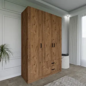 Šatníková skriňa Yaman 1600-027 - Walnut