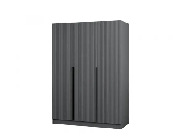 Šatníková skriňa Kale Anthracite - 2287