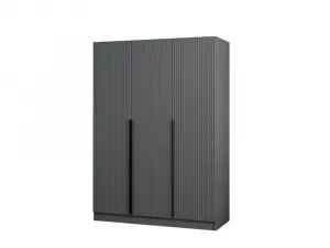 Šatníková skriňa Kale Anthracite - 2287