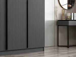 Šatníková skriňa Kale Anthracite - 2287