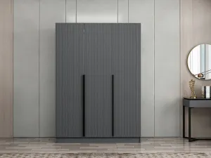 Šatníková skriňa Kale Anthracite - 2287