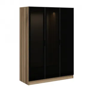 Šatníková skriňa Kale Dark Grey - 2285