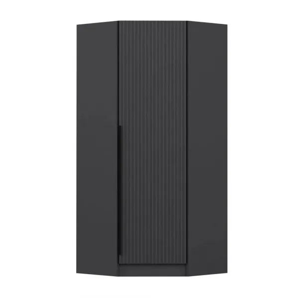 Šatníková skriňa Kale Plus 1 Anthracite - 210