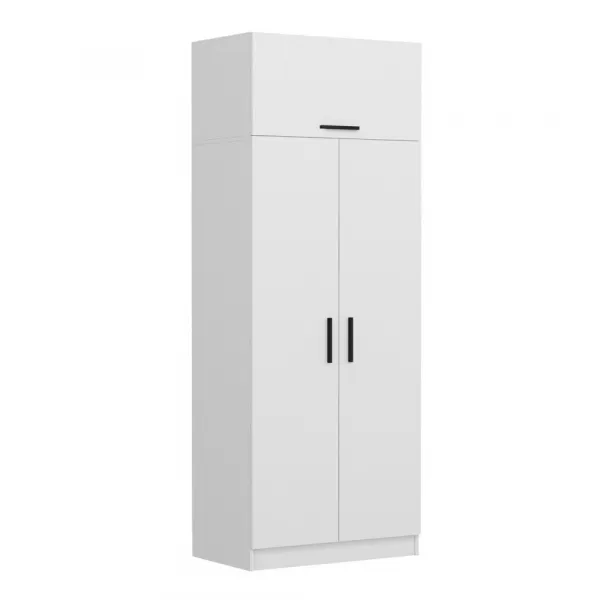 Šatníková skriňa Kale White - 2220