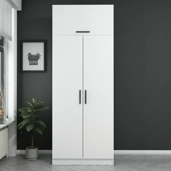 Šatníková skriňa Kale White - 2220