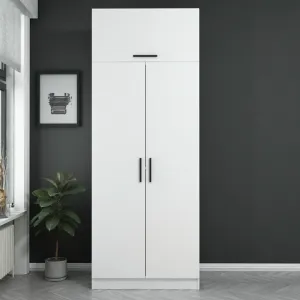 Šatníková skriňa Kale White - 2220