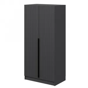 Šatníková skriňa Kale Plus Membrane Anthracite - 210
