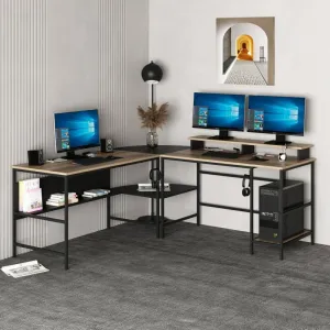 Písací stôl Greta L Matte - Black