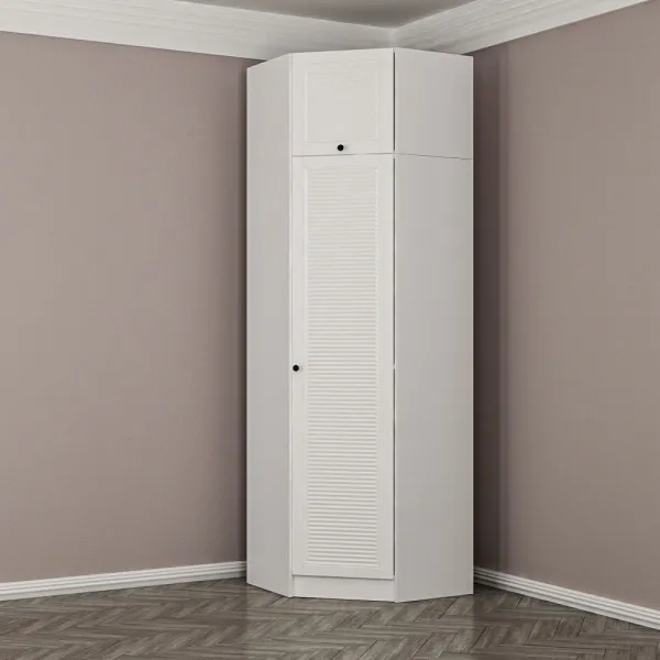 Šatníková skriňa Kale White - 2305