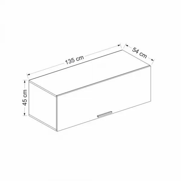 Wall Cabinet Kale 135 - White