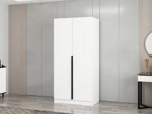 Šatníková skriňa Kale Plus Membrane White - 210