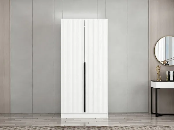 Šatníková skriňa Kale Plus Membrane White - 210