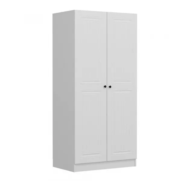 Šatníková skriňa Kale Membran White - 190