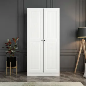 Šatníková skriňa Kale Membran White - 190