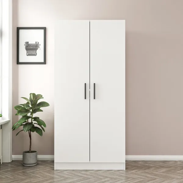 Šatníková skriňa Kale Chain White - 190