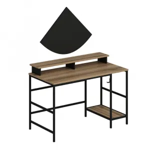 Písací stôl Greta L - Dore, Black