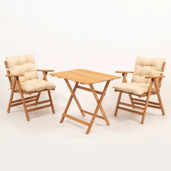 Garden Table & Chairs Set (3 Pieces) My025