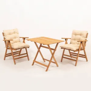 Garden Table & Chairs Set (3 Pieces) My025