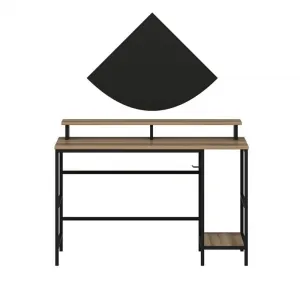 Písací stôl Greta L - Dore, Black
