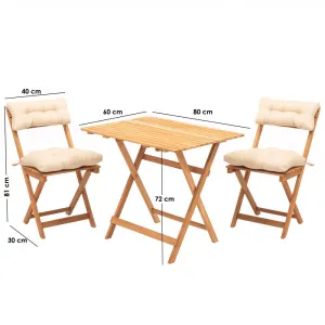 Garden Table & Chairs Set (3 Pieces) My003A